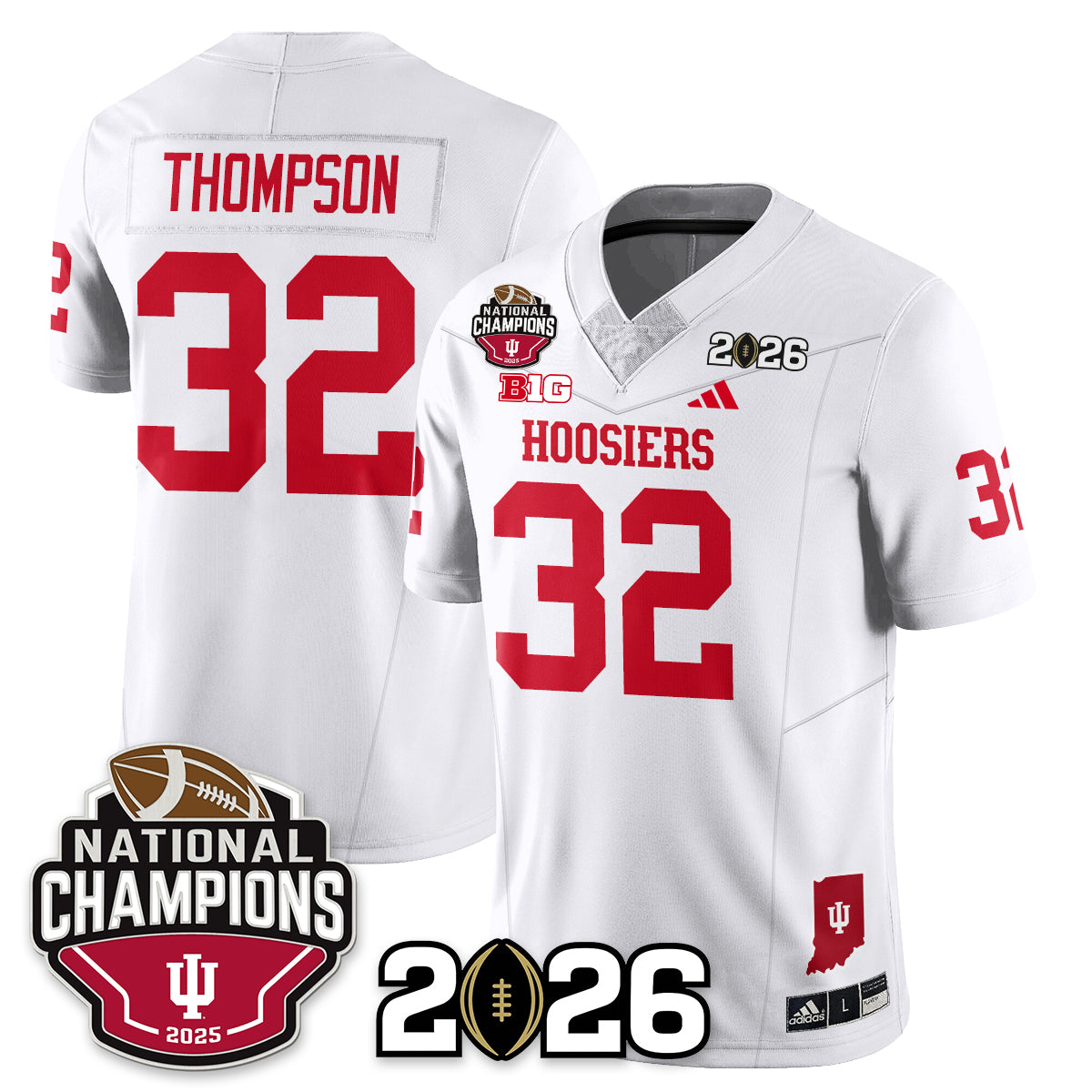 Indiana Hoosiers Vapor Limited Football Jersey V3 - 2025 National Champions