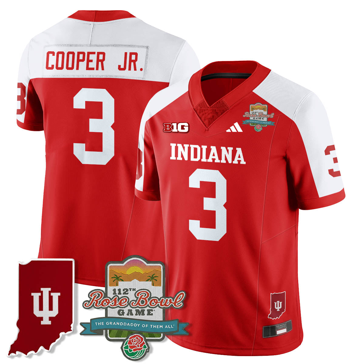 IND Vapor Limited Football Jersey - Rose Bowl 112th