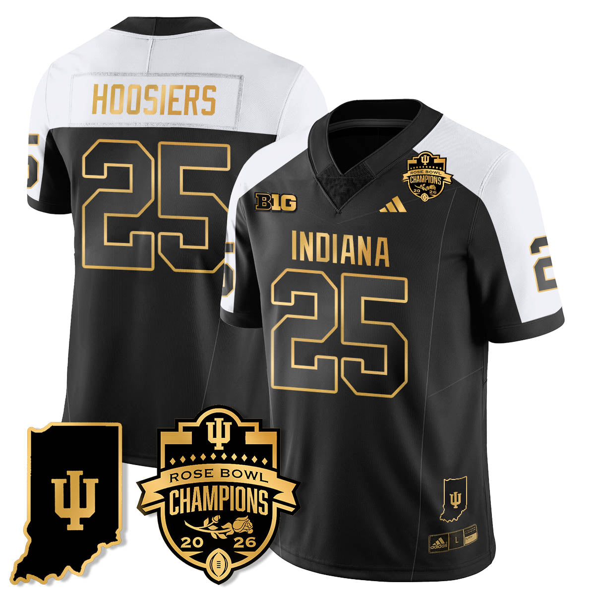 IND Vapor Limited Football Gold Jersey - Rose Bowl Champions