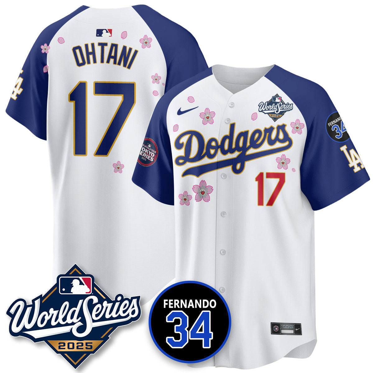 LAD Tokyo Series 2025 NL Champions Jersey - Stitched