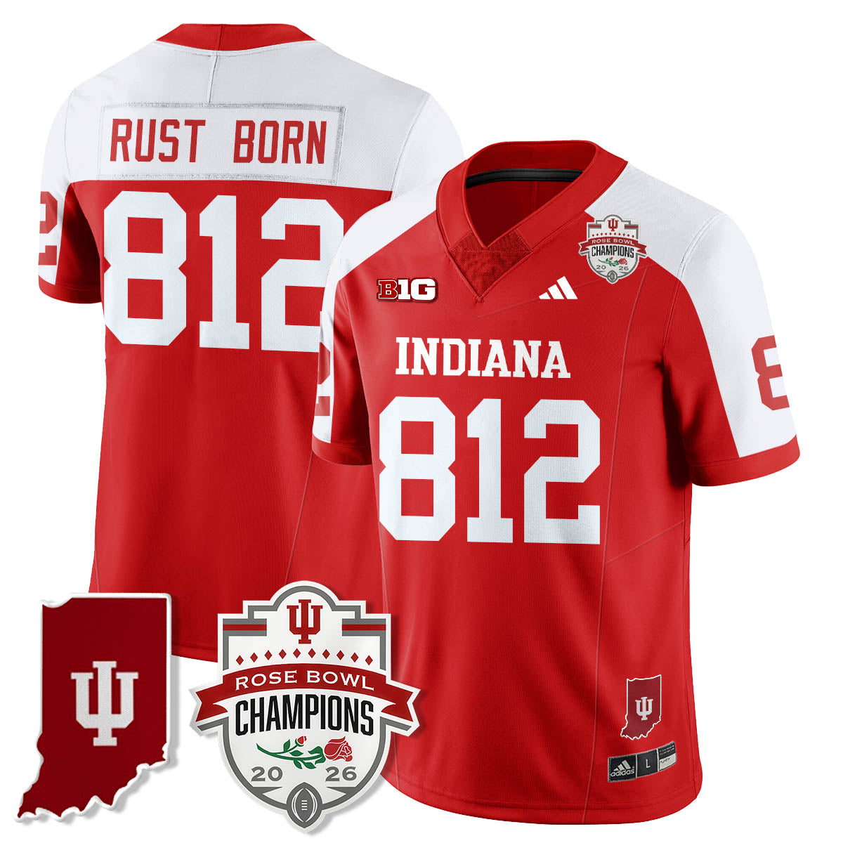 IND Vapor Limited Football Jersey - Rose Bowl Champions