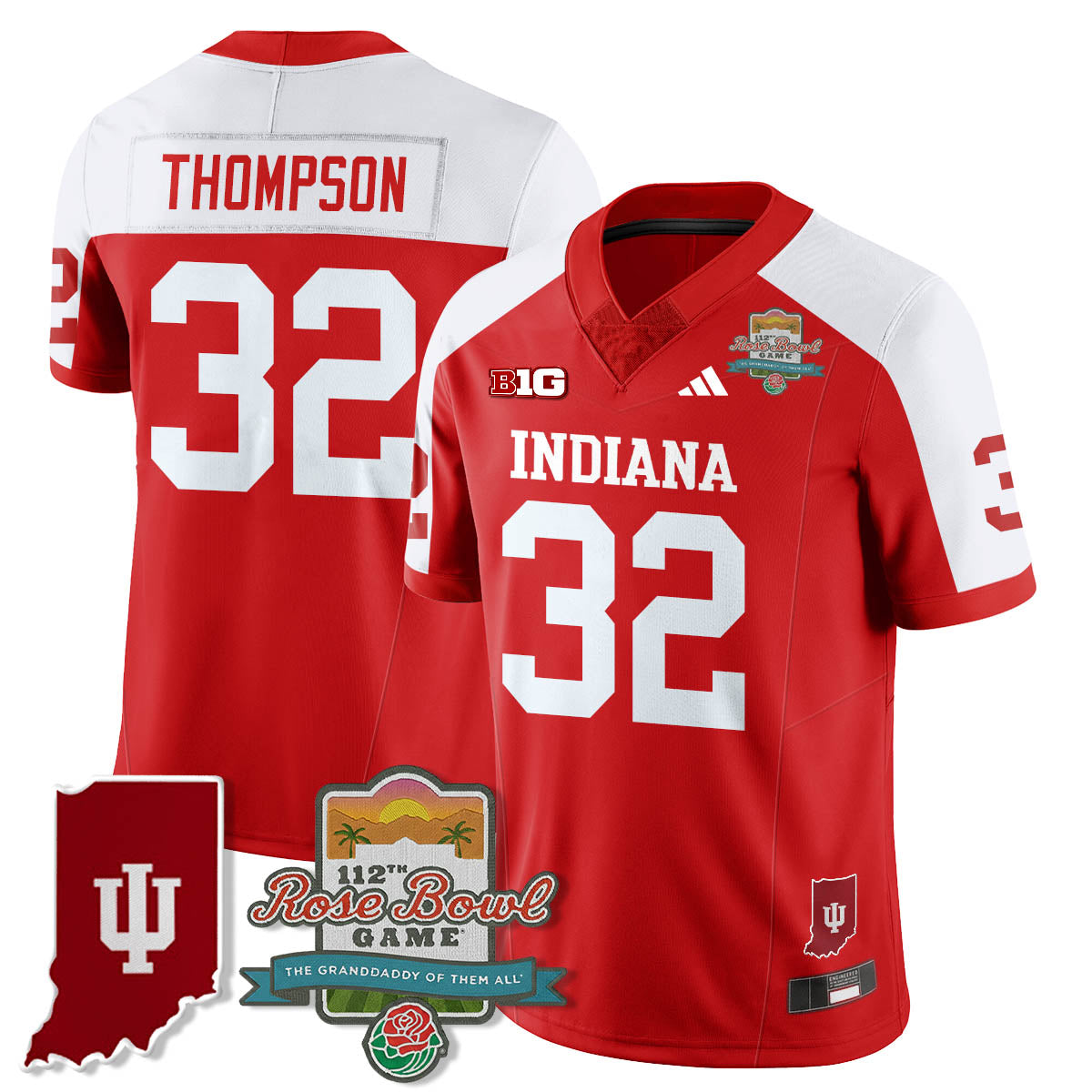 IND Vapor Limited Football Jersey - Rose Bowl 112th