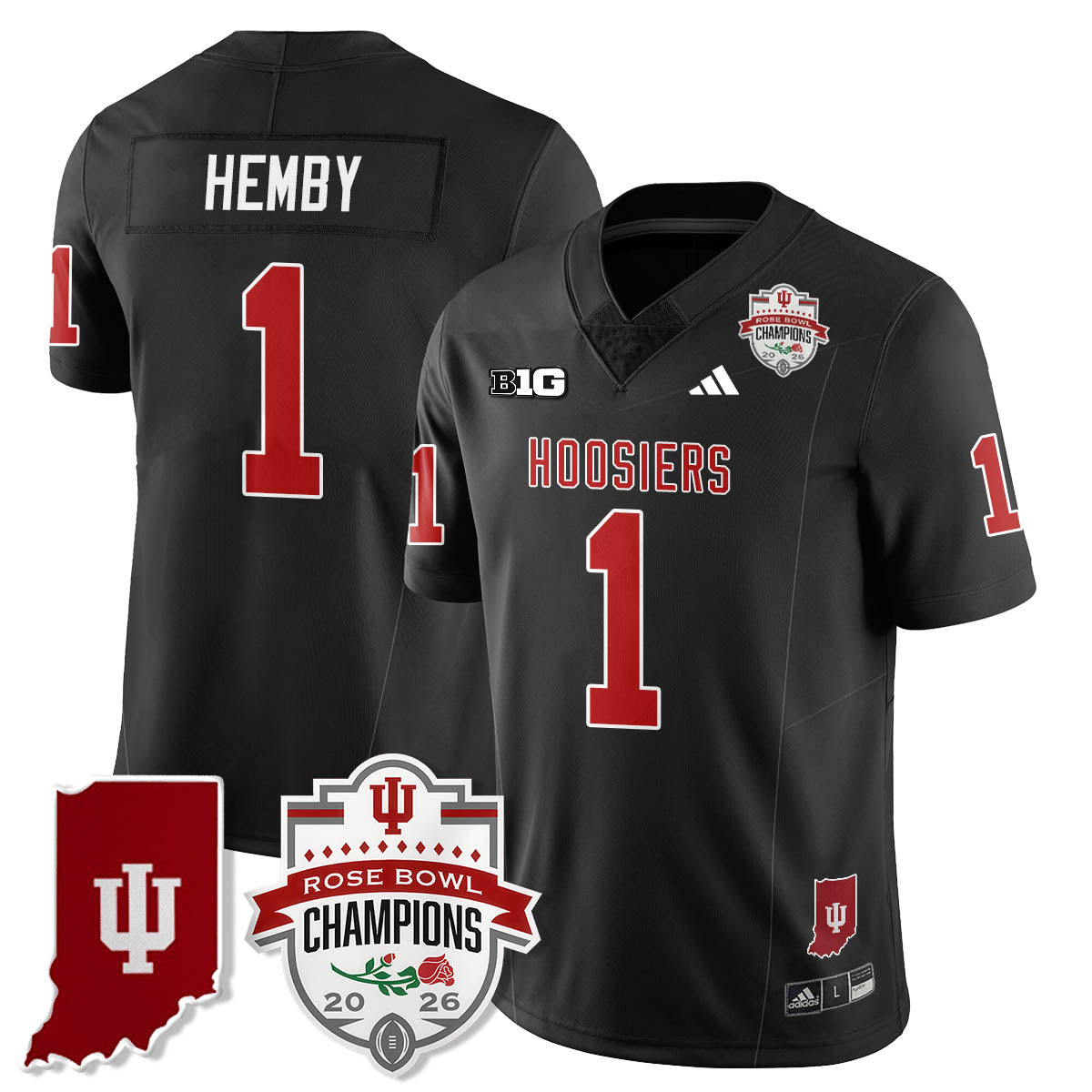 IND Vapor Limited Football Jersey - Rose Bowl Champions