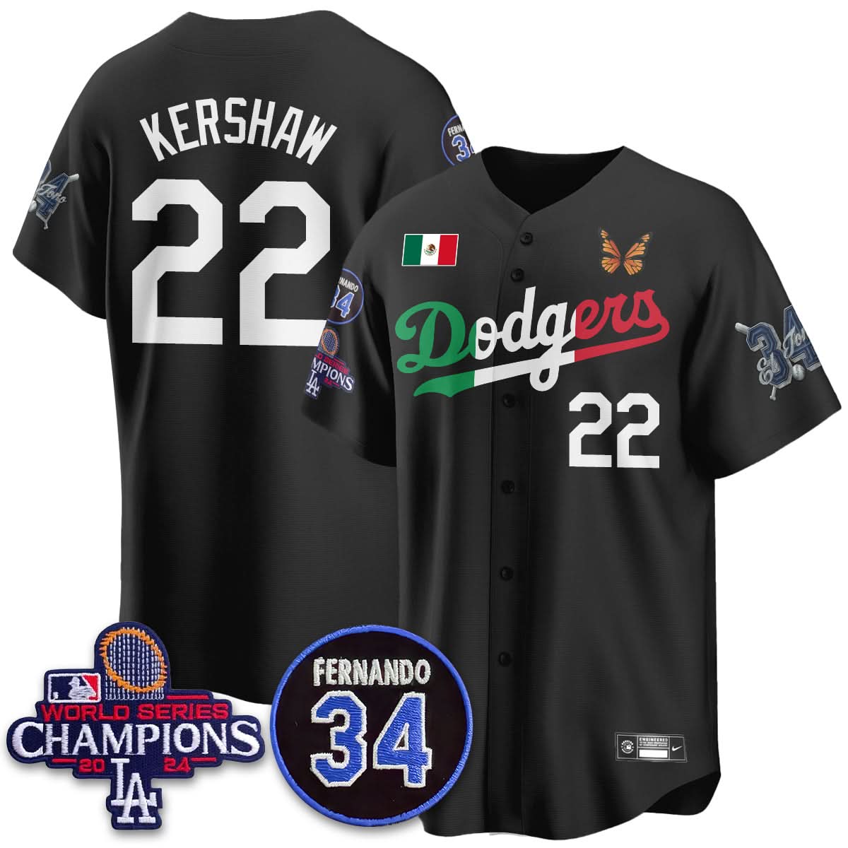 LAD Mexican "For 34" Jersey - Stitched