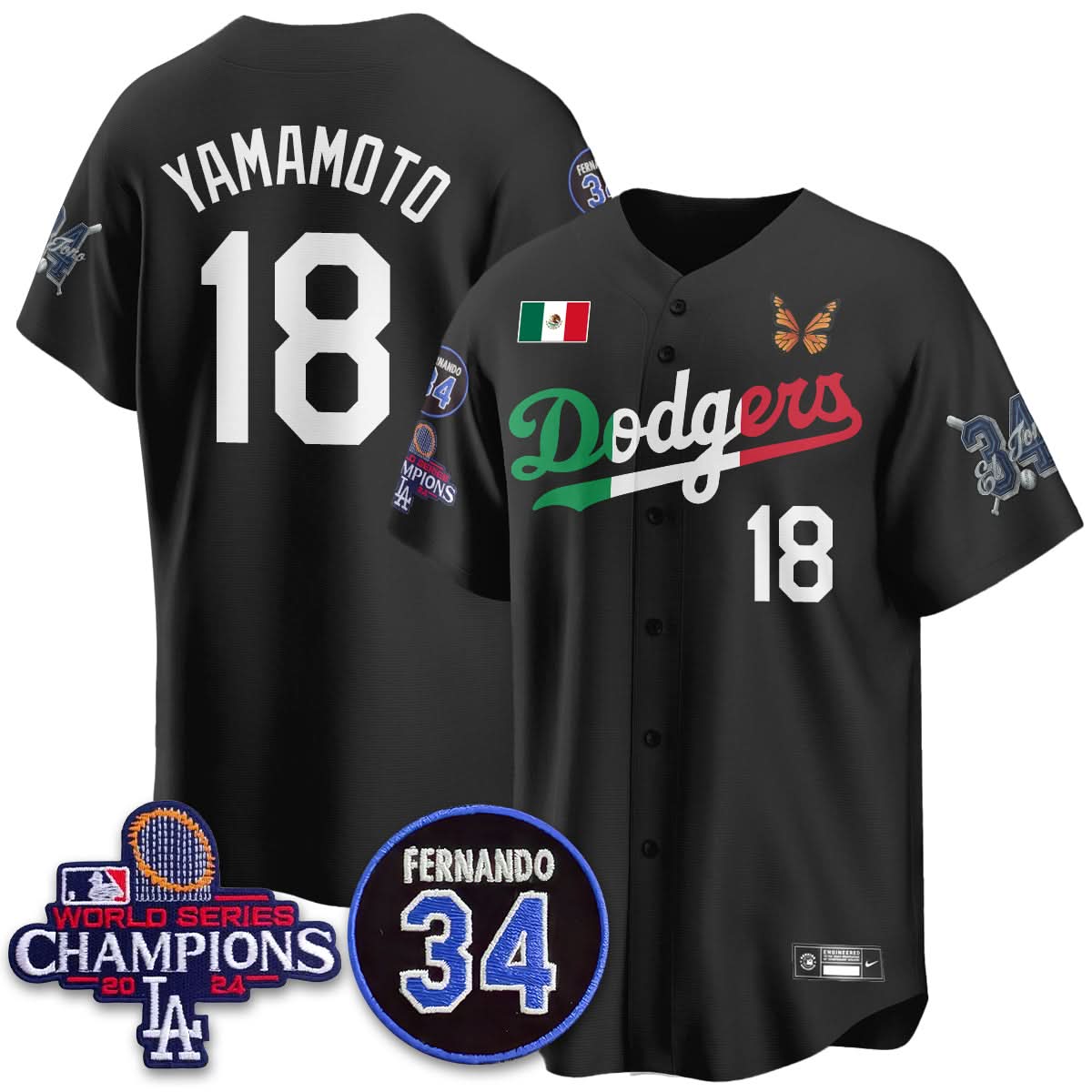 LAD Mexican "For 34" Jersey - Stitched