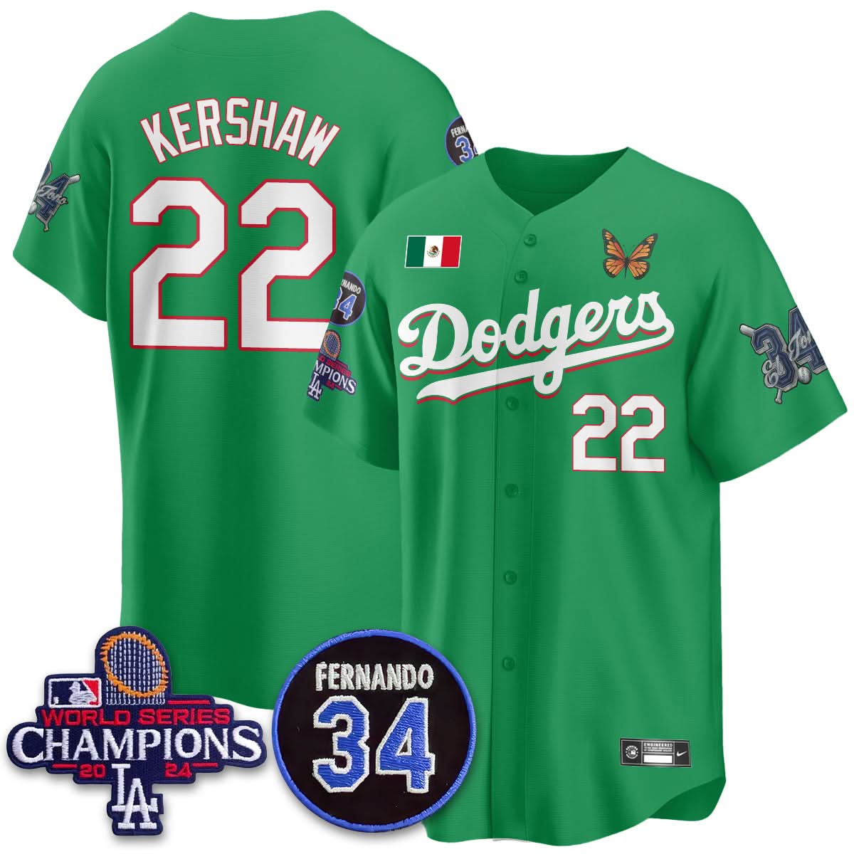LAD Mexican "For 34" Jersey - Stitched