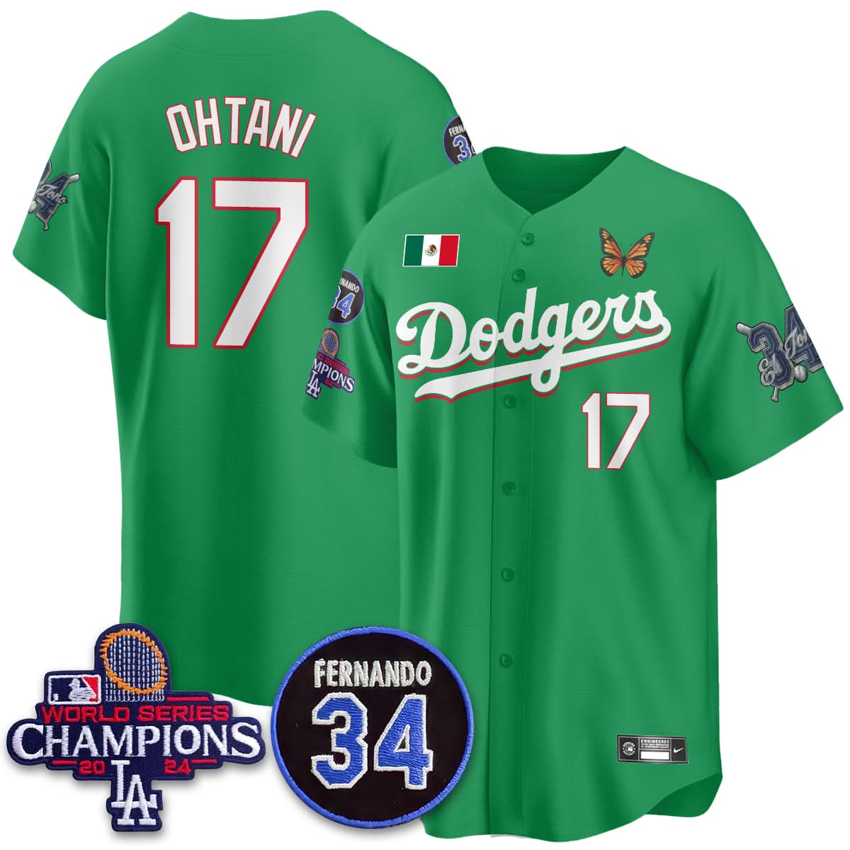 LAD Mexican "For 34" Jersey - Stitched
