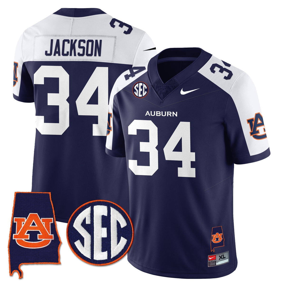 AT 2025 Alabama Patch Vapor Limited Jersey