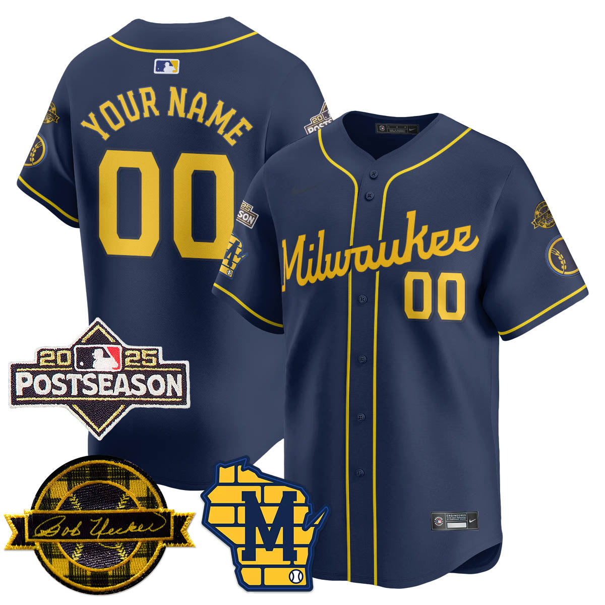 MB 2025 Postseason Custom Jersey - Stitched