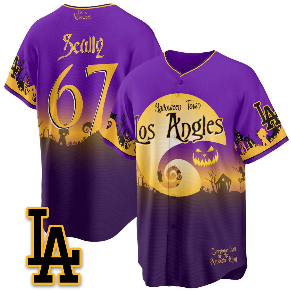 LAD "Halloween Town" Limited Jersey - Stitched