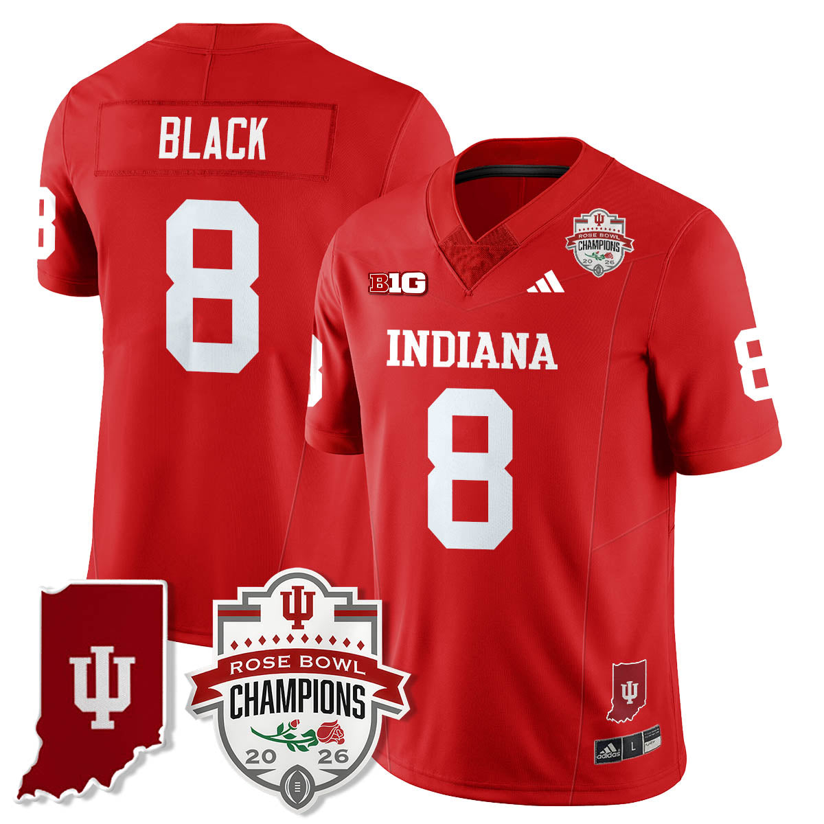 IND Vapor Limited Football Jersey - Rose Bowl Champions
