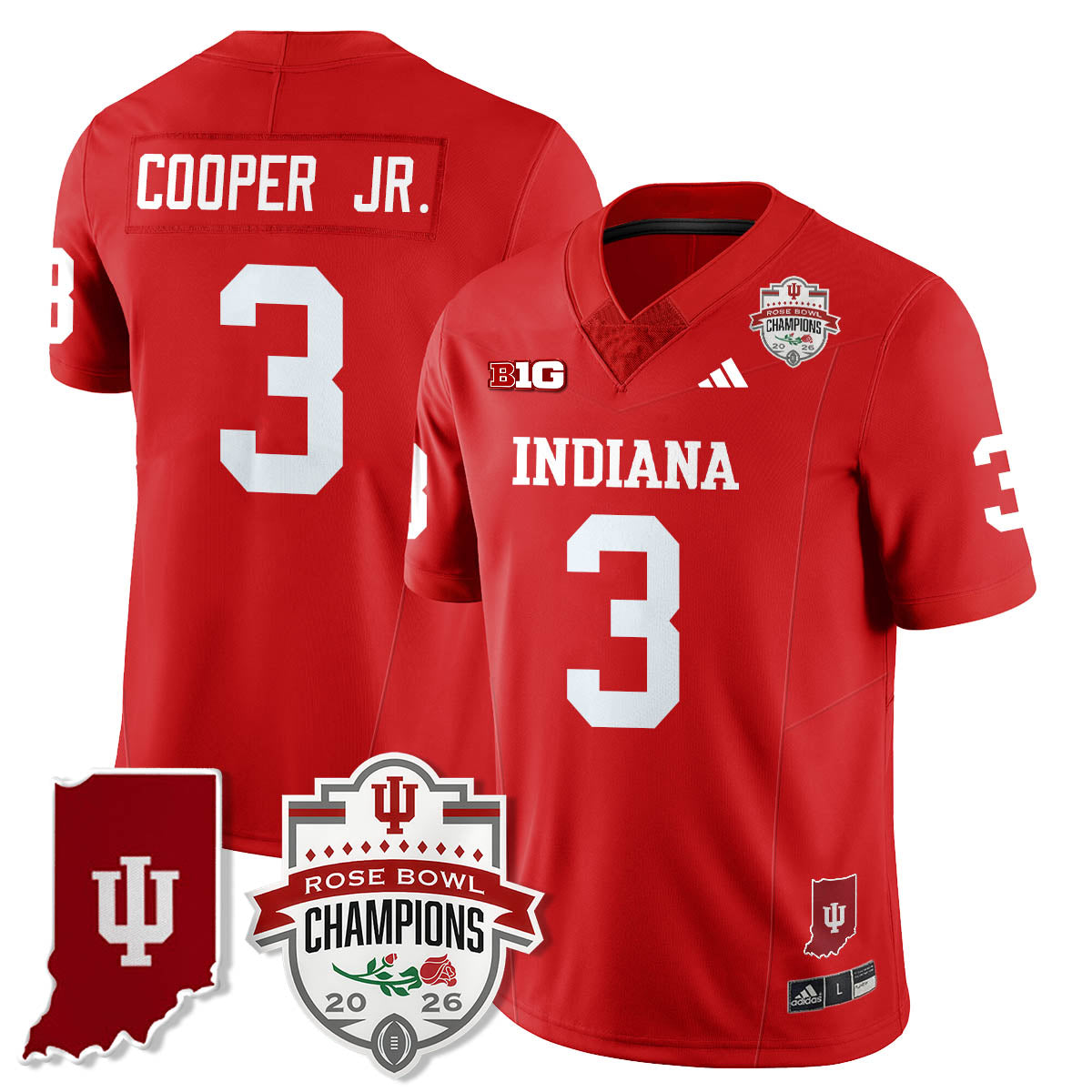 IND Vapor Limited Football Jersey - Rose Bowl Champions