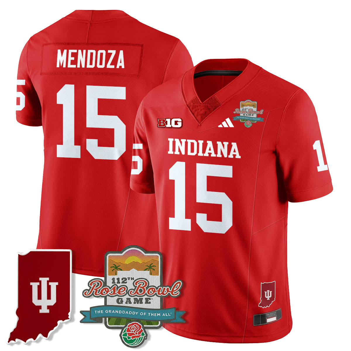 IND Vapor Limited Football Jersey - Rose Bowl 112th