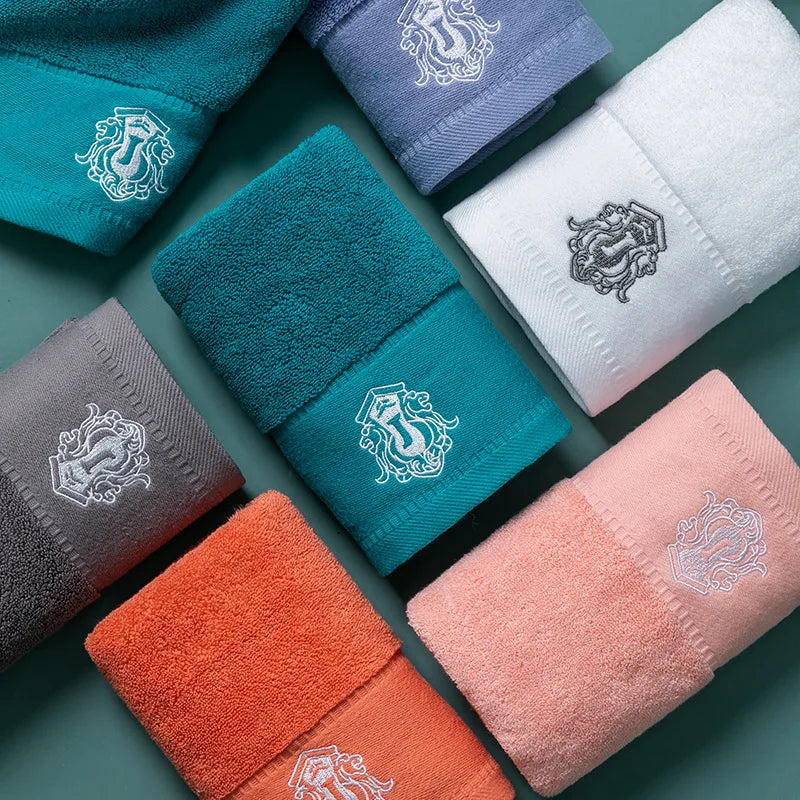 High-end Hotel Special Thickened Cotton Towel For Face Washing, Household Adult Soft Absorbent Embroidered Towel