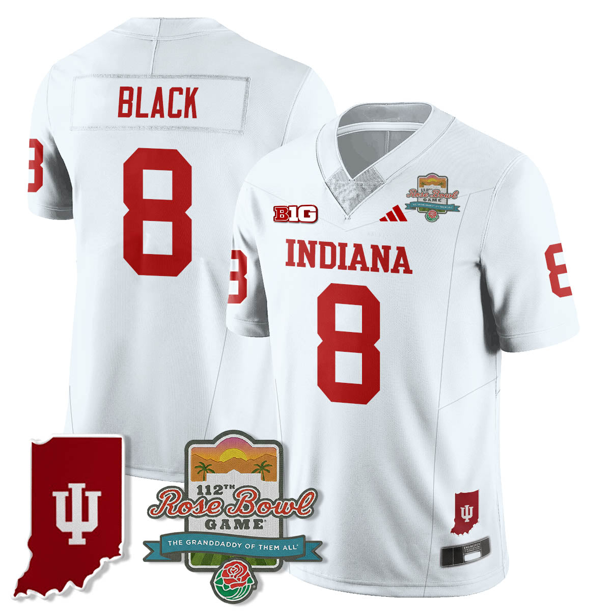 IND Vapor Limited Football Jersey - Rose Bowl 112th