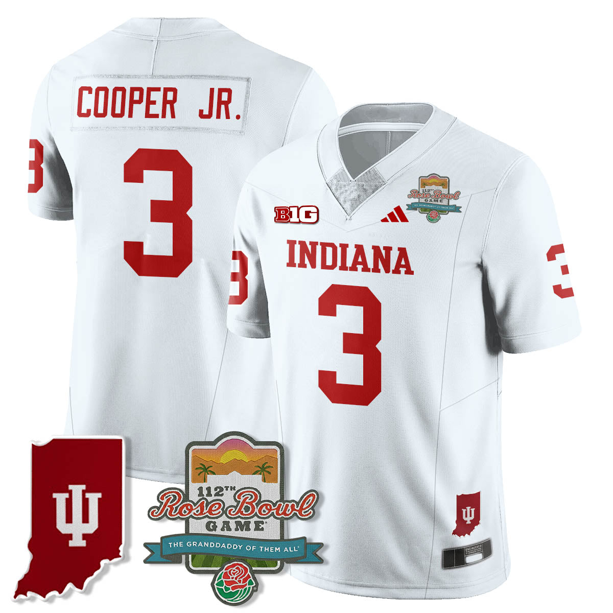 IND Vapor Limited Football Jersey - Rose Bowl 112th