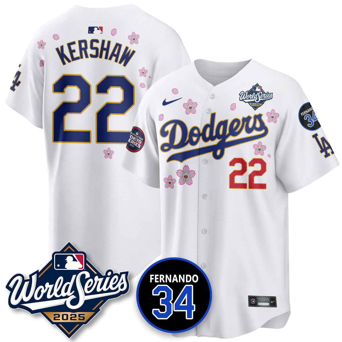 LAD Tokyo Series 2025 NL Champions Jersey - Stitched