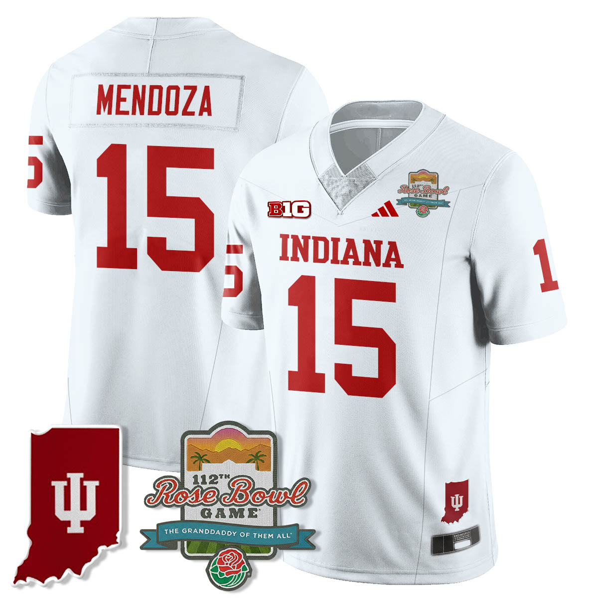 IND Vapor Limited Football Jersey - Rose Bowl 112th