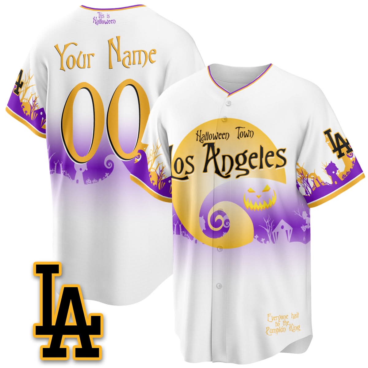 LAD "Halloween Town" Limited Custom Jersey - Stitched