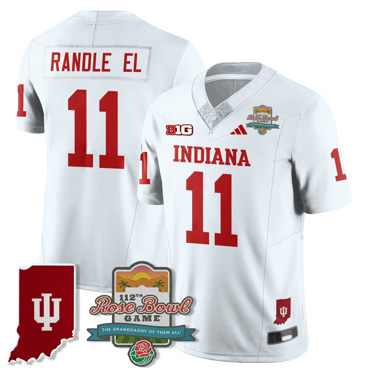 IND Vapor Limited Football Jersey - Rose Bowl 112th