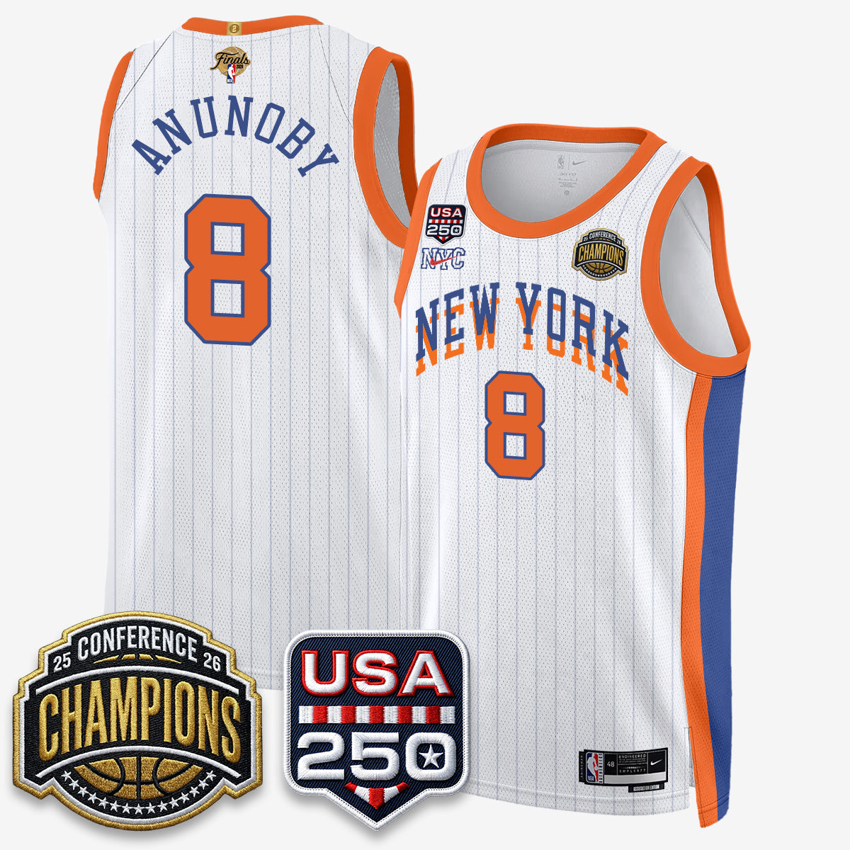 NYK 2026 Basketball  Eastern Conference Champions City Edition Jersey V2- Stitched