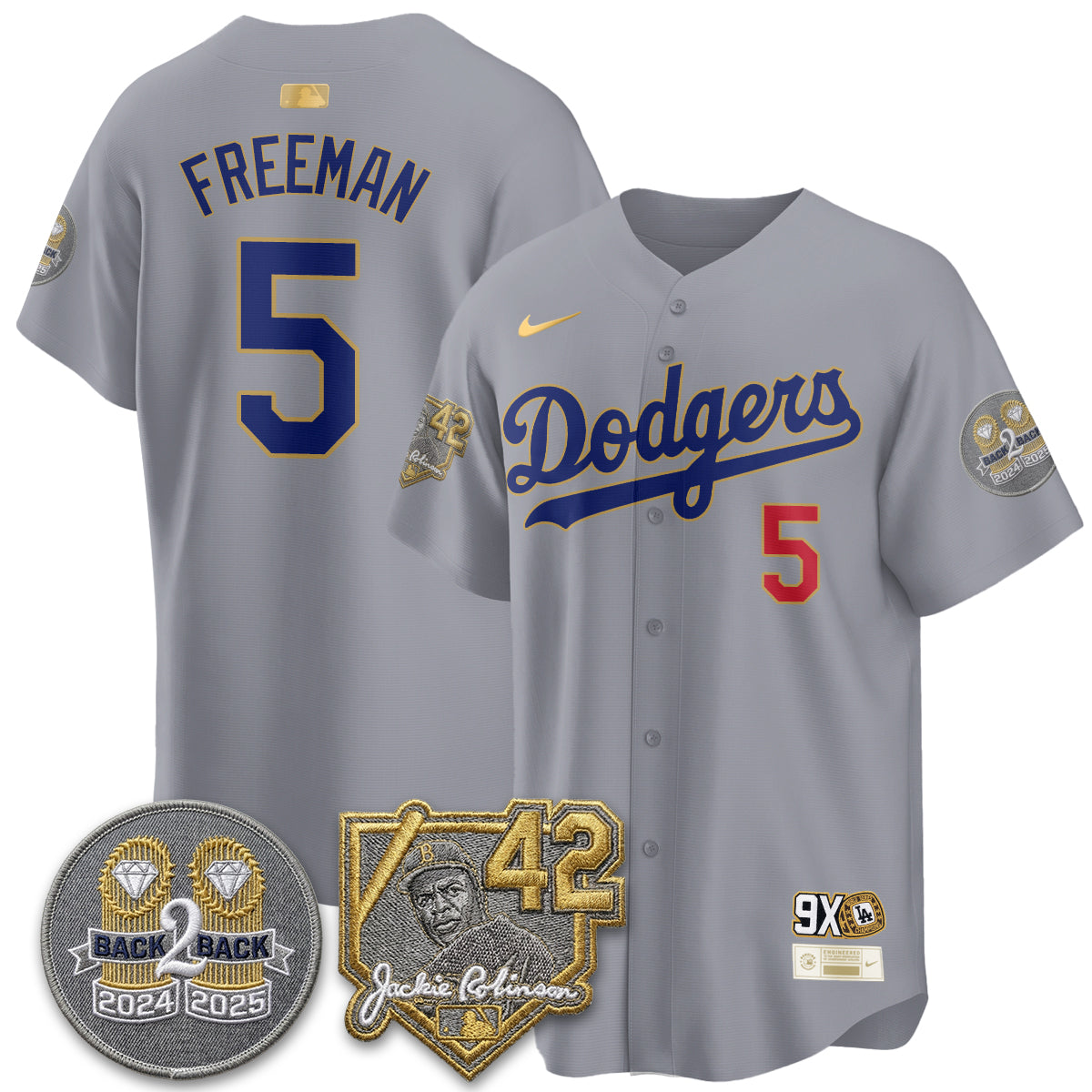 LAD -  2026 Jackie Robinson Day Vapor Limited Jersey - Stitched