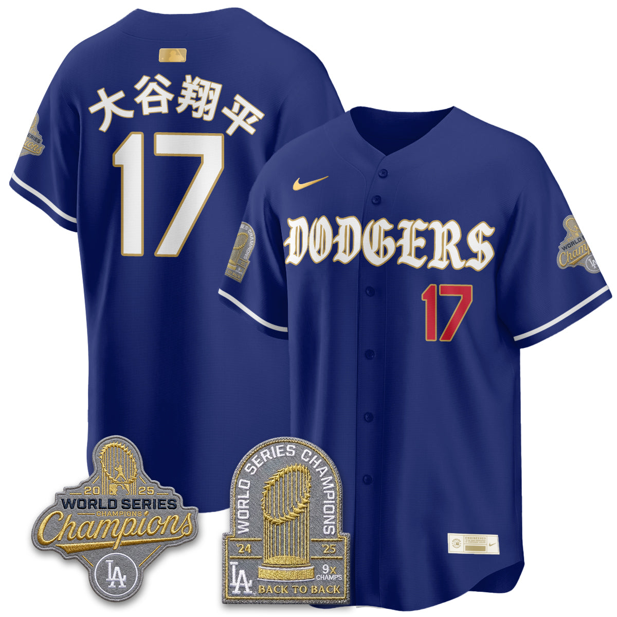 LAD Vapor Limited Jersey - Back to Back 9x Champs - Stitched