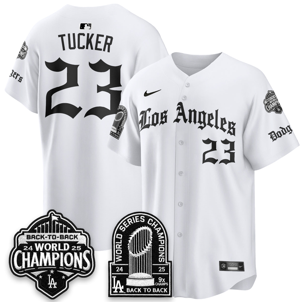 LAD WS Champions Back 2 Back Patch Vapor Premier Limited Gothic Edition Jersey - Stitched