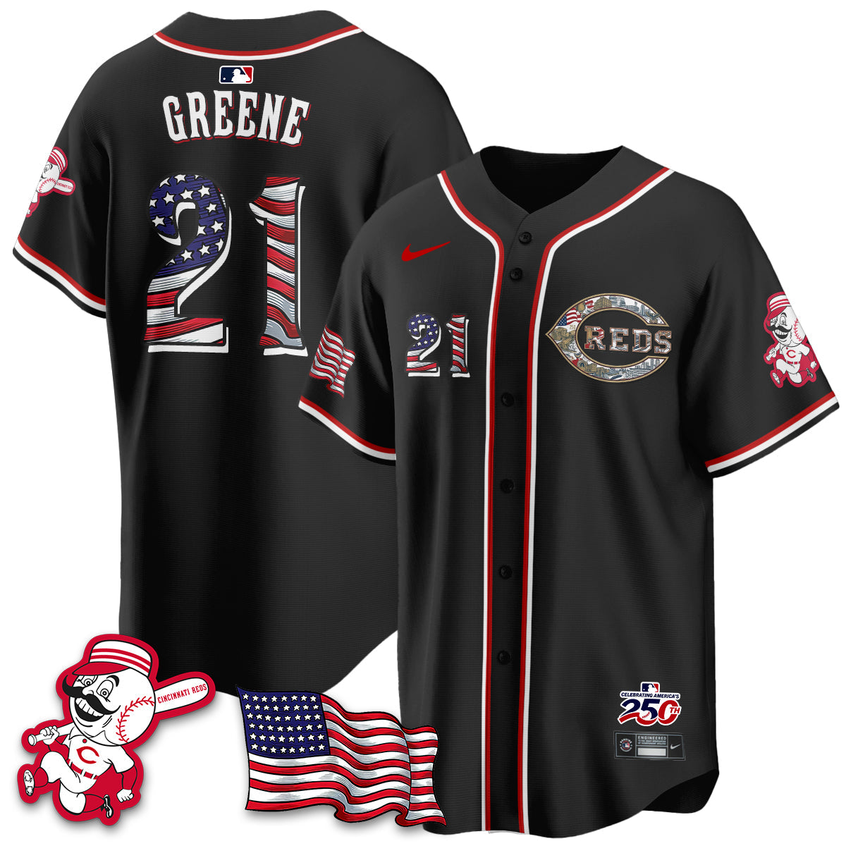 CIN 2026 Independence Day USA Vapor Limited Jersey - Stitched