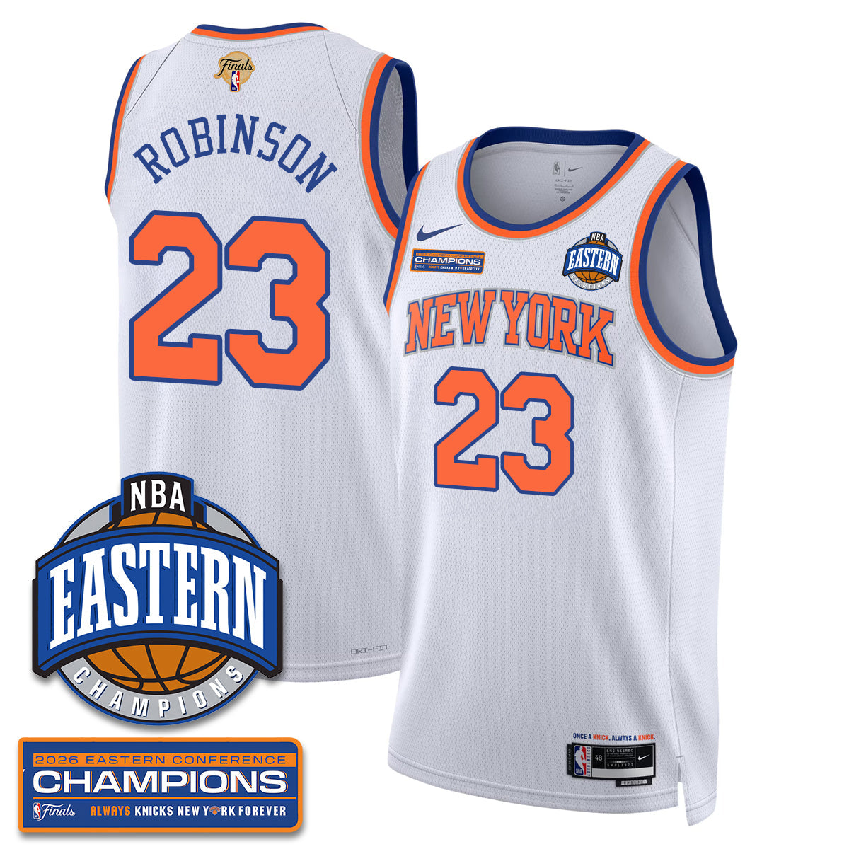 NYK 2026 Basketball  Eastern Conference Champions Vapor Jersey - Stitched