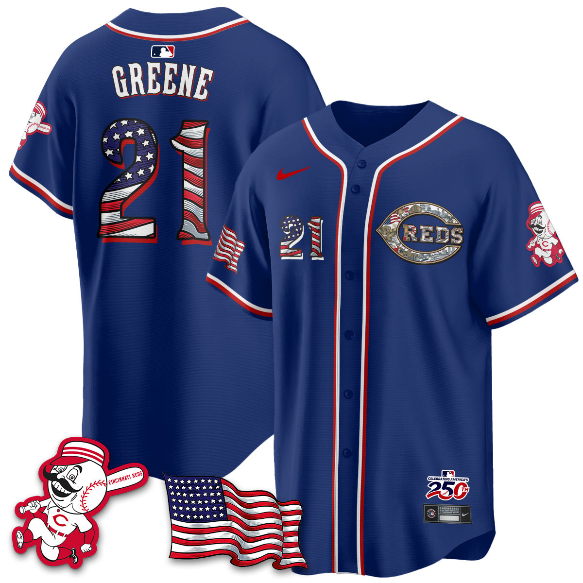CIN 2026 Independence Day USA Vapor Limited Jersey - Stitched