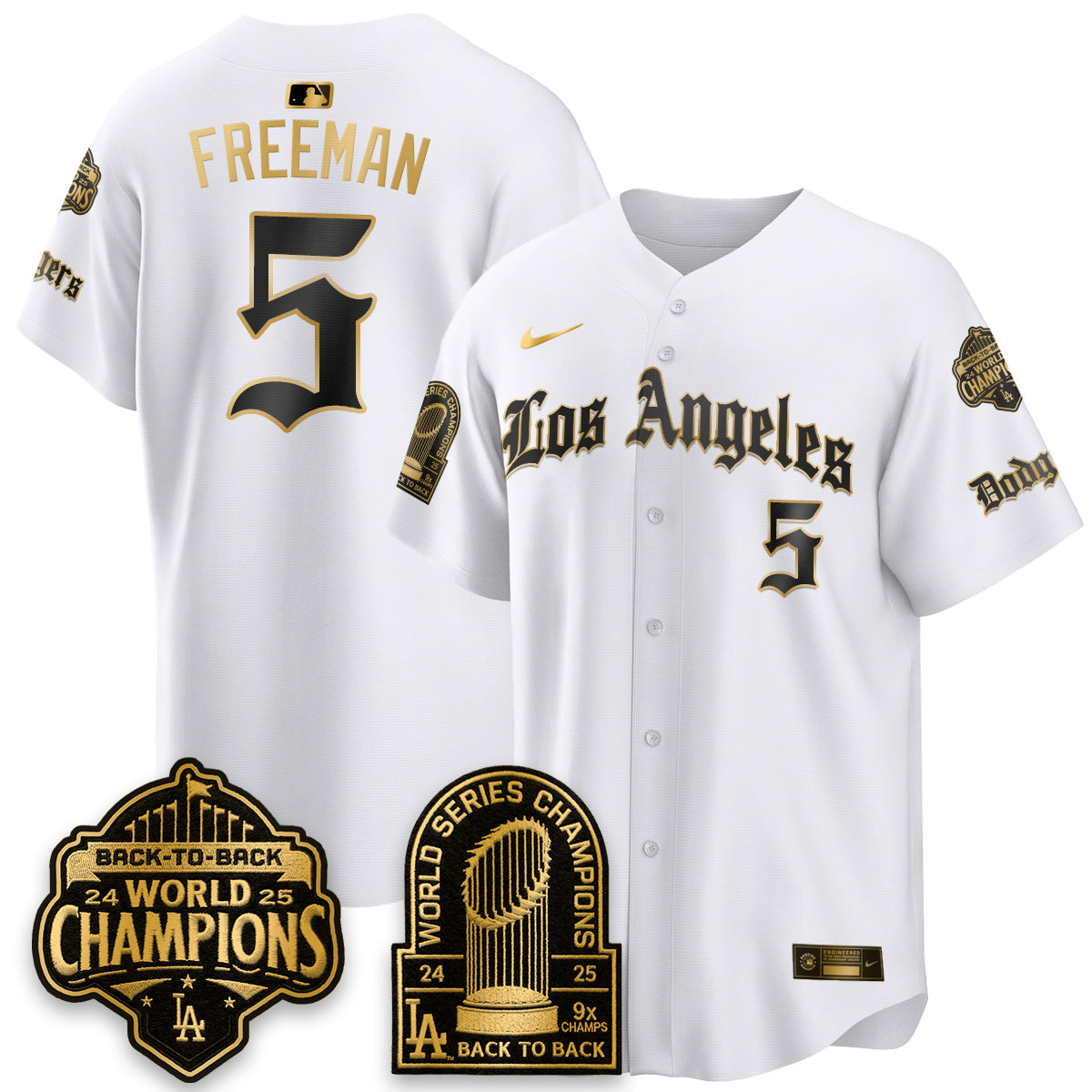 LAD WS Champions Back 2 Back Patch Vapor Premier Limited Gothic Edition Jersey - Stitched
