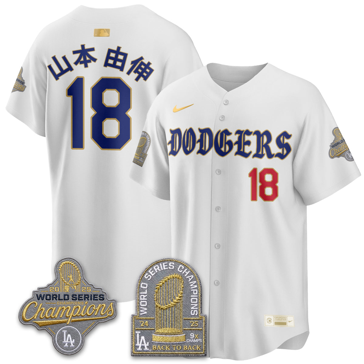 LAD Vapor Limited Jersey - Back to Back 9x Champs - Stitched