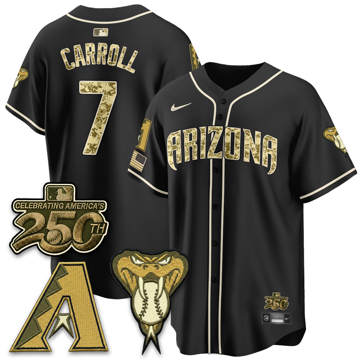 ARI Salute to Service 2026 Vapor Premier Limited Jersey - Stitched