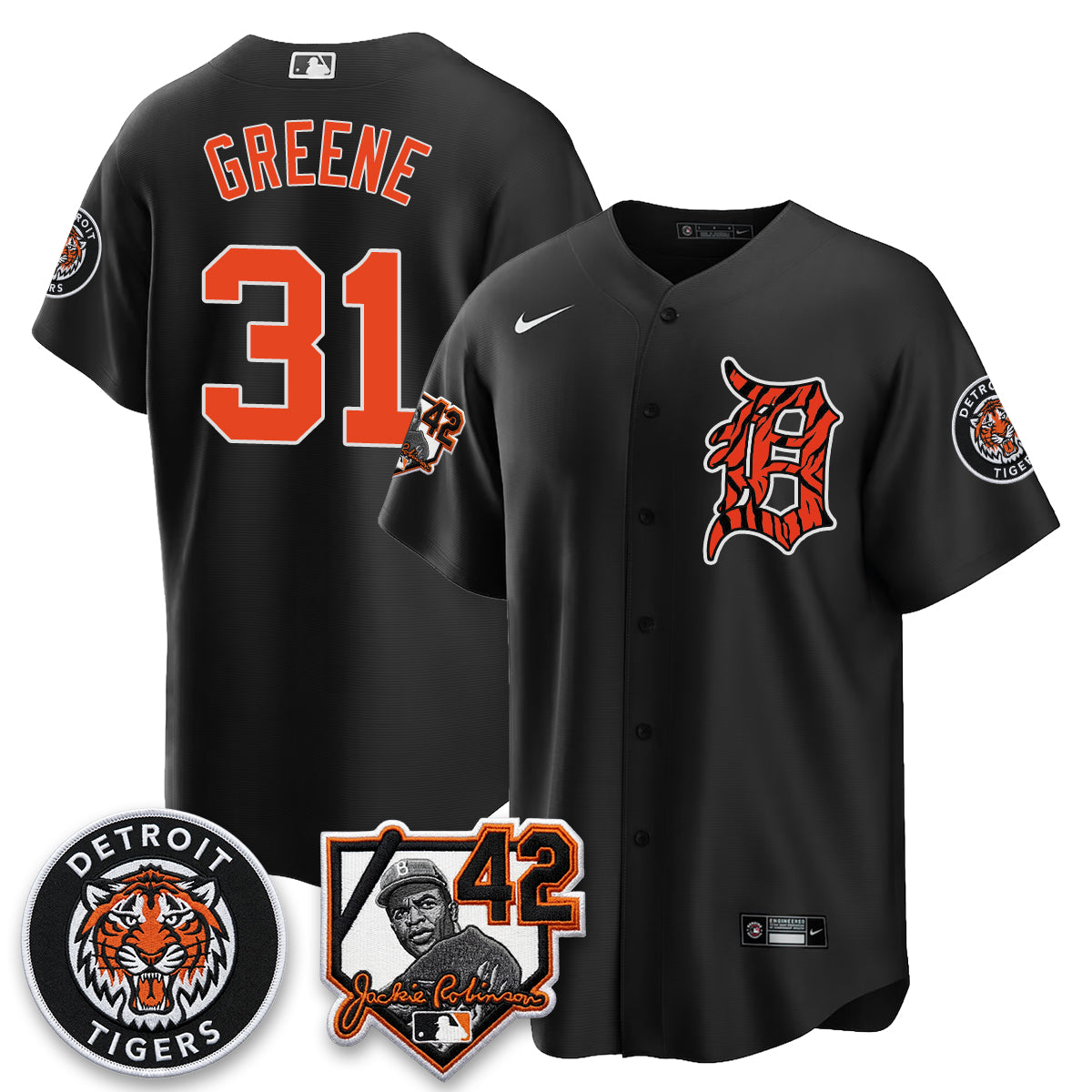 DET 2026 Jackie Robinson Day Vapor Limited Jersey - Stitched