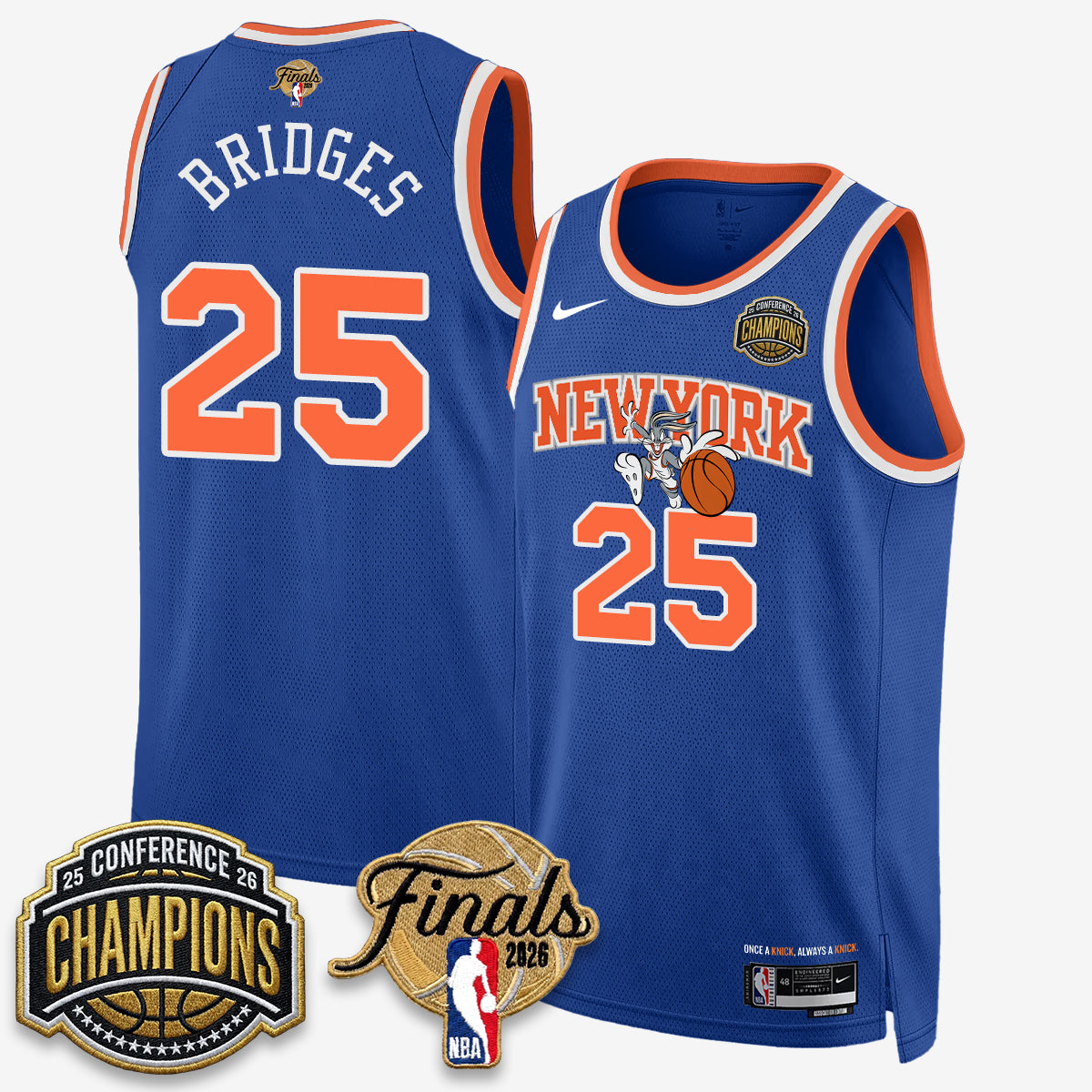 NYK 2026 Basketball  Eastern Conference Champions x Looney Tunes Vapor Jersey V2- Stitched