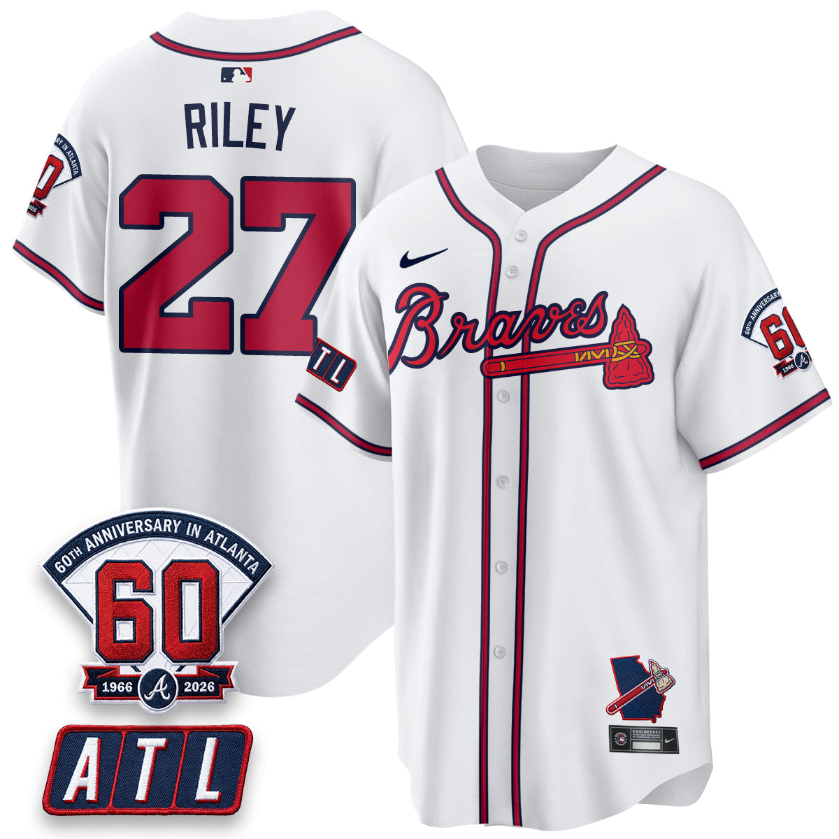 ATL 2026 60th Anniversary Vapor Limited Jersey - Stitched