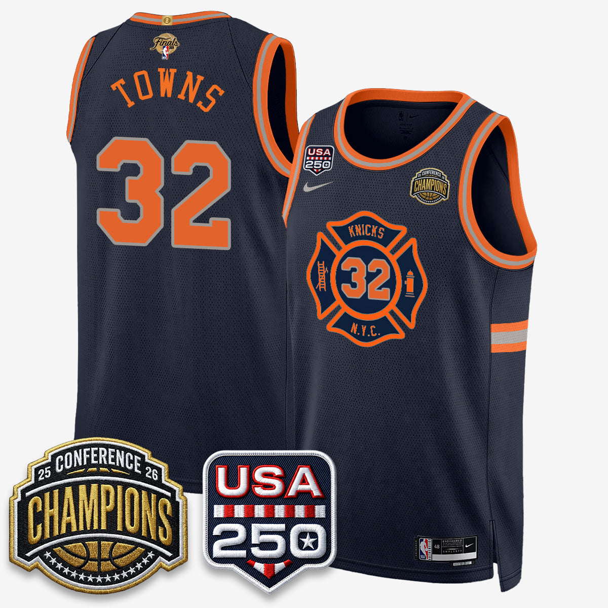 NYK 2026 Basketball  Eastern Conference Champions City Edition Jersey V2- Stitched