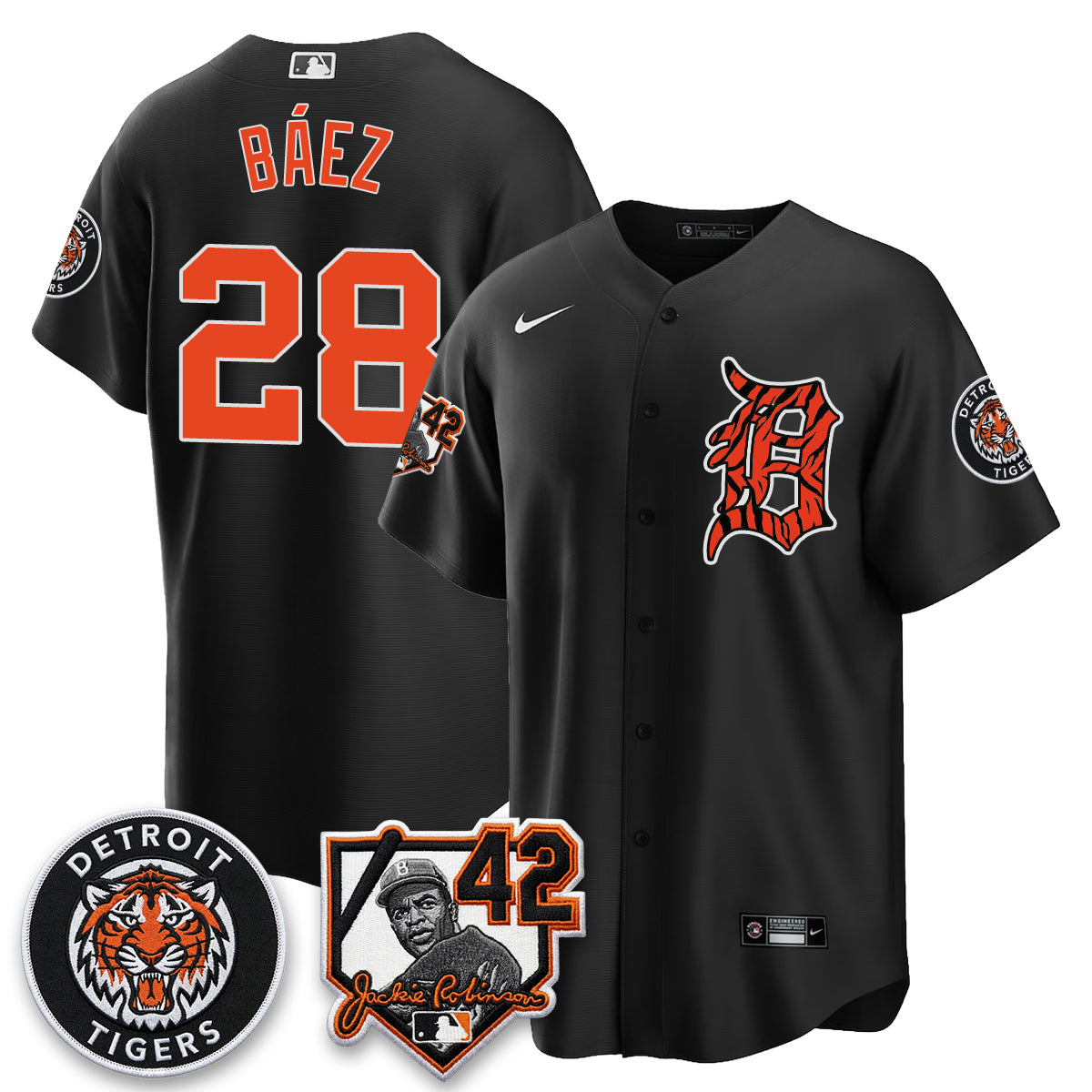 DET 2026 Jackie Robinson Day Vapor Limited Jersey - Stitched