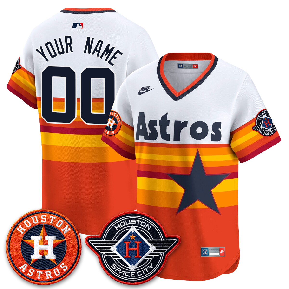 HOU 2026 Space City Vapor Limited Custom Jersey - Stitched