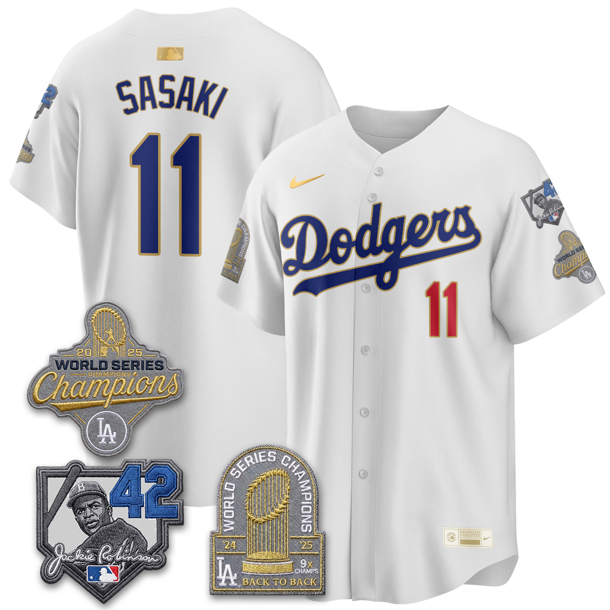 LAD 2026 Jackie Robinson New Era Vapor Limited Jersey - Stitched