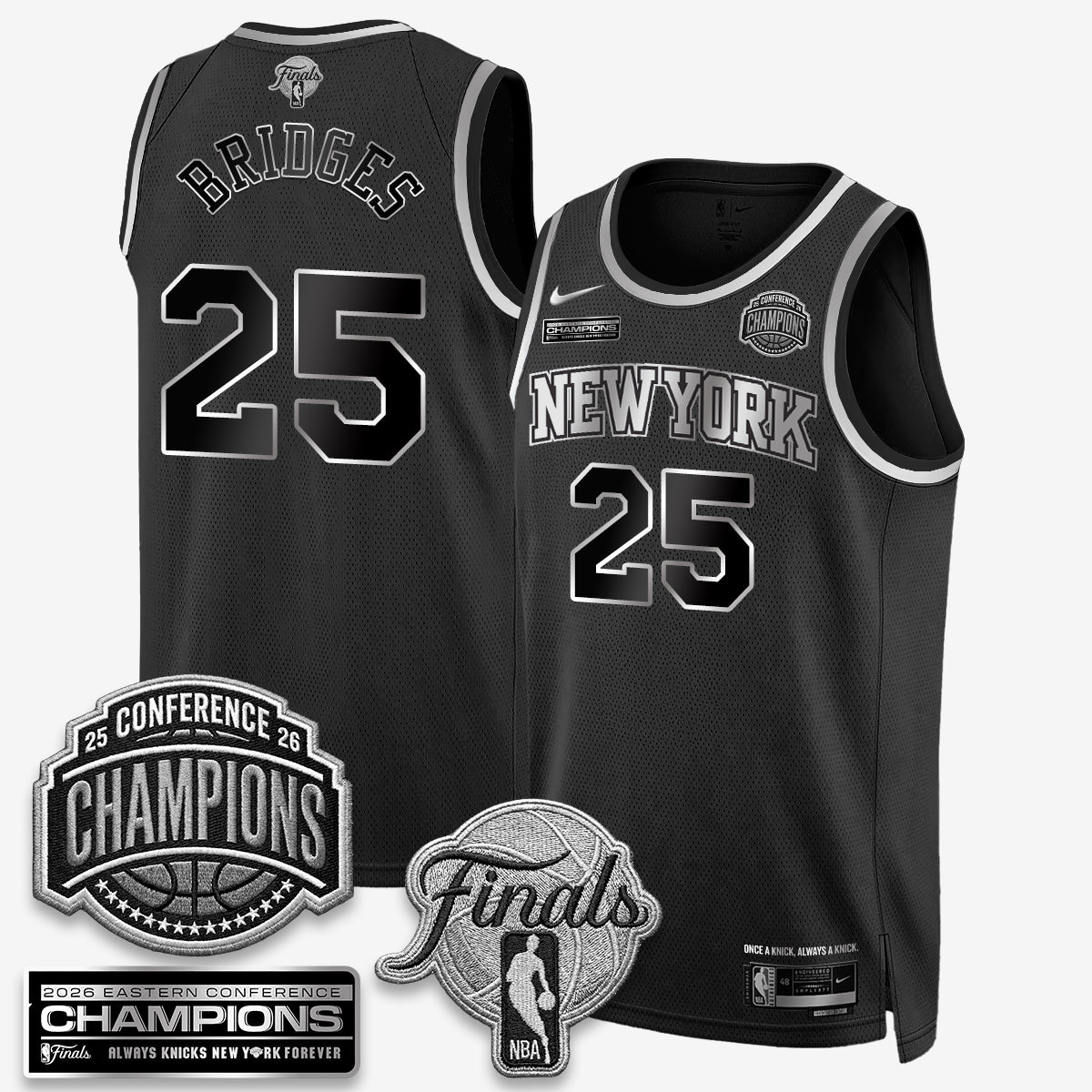 NYK 2026 Basketball  Eastern Conference Champions Vapor Special Edition Jersey - Stitched
