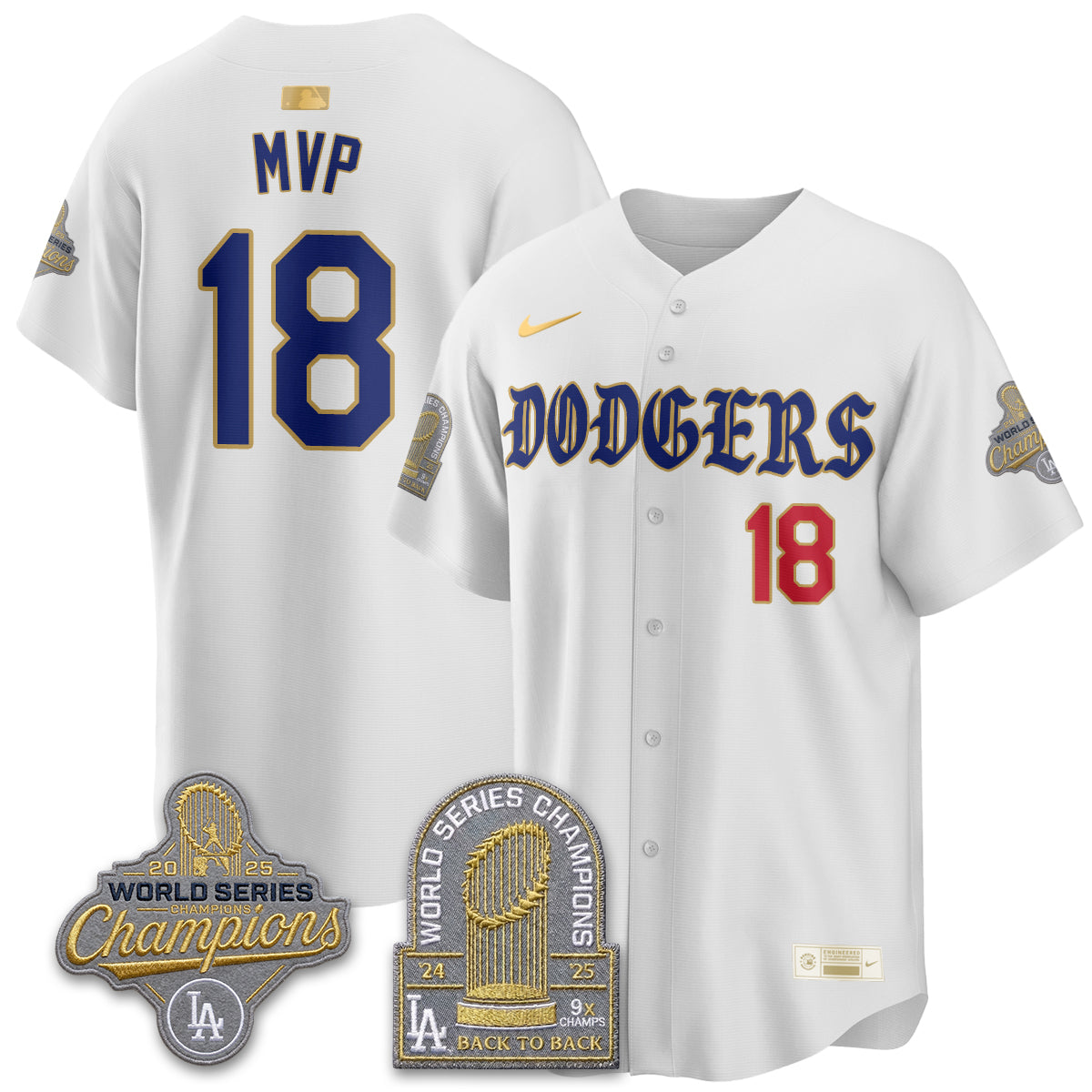 LAD Vapor Limited Jersey - Back to Back 9x Champs - Stitched