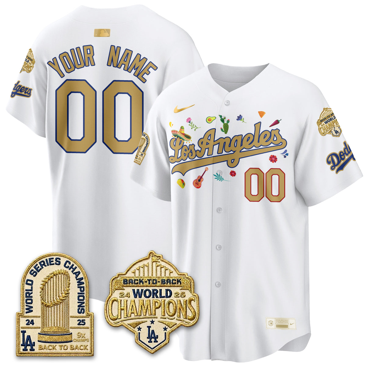 LAD Mexican Heritage 2026 Premier Limited Vapor Custom Jersey - Stitched