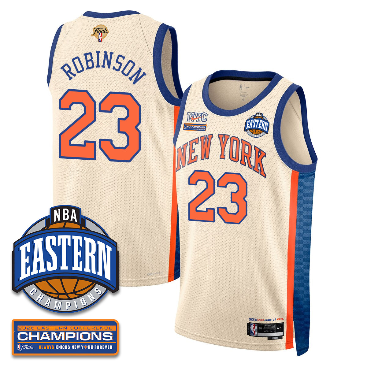 NYK 2026 Basketball  Eastern Conference Champions Vapor Jersey - Stitched
