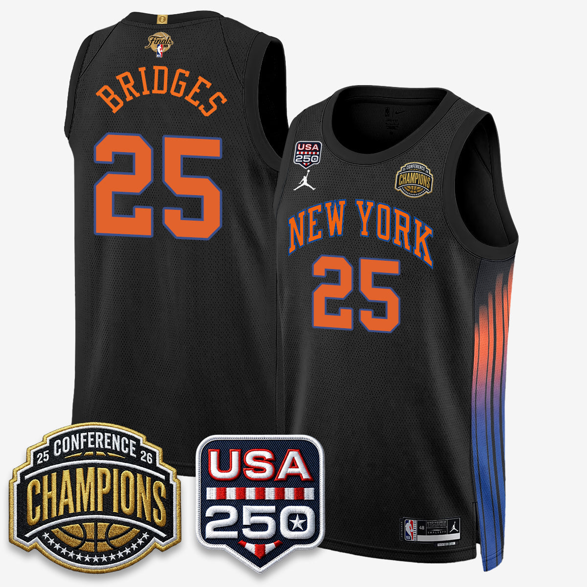 NYK 2026 Basketball  Eastern Conference Champions City Edition Jersey V2- Stitched