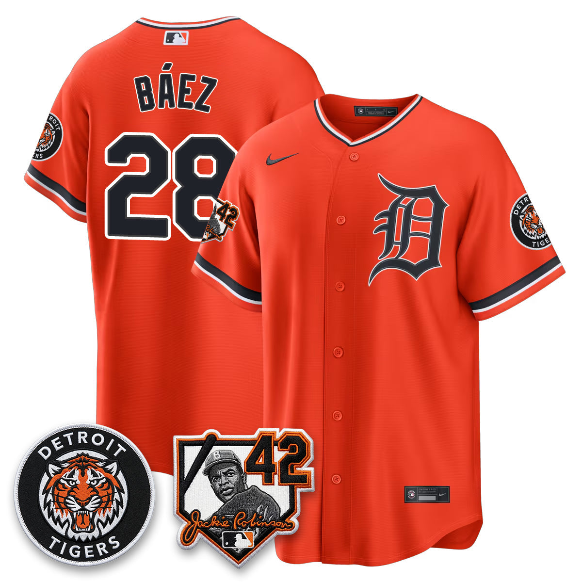 DET 2026 Jackie Robinson Day Vapor Limited Jersey - Stitched