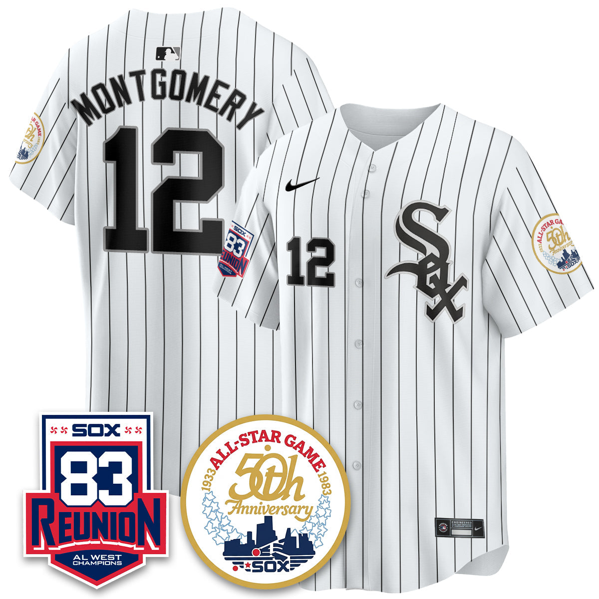 CWS Reunion All West Champions Vapor Jersey - Stitched