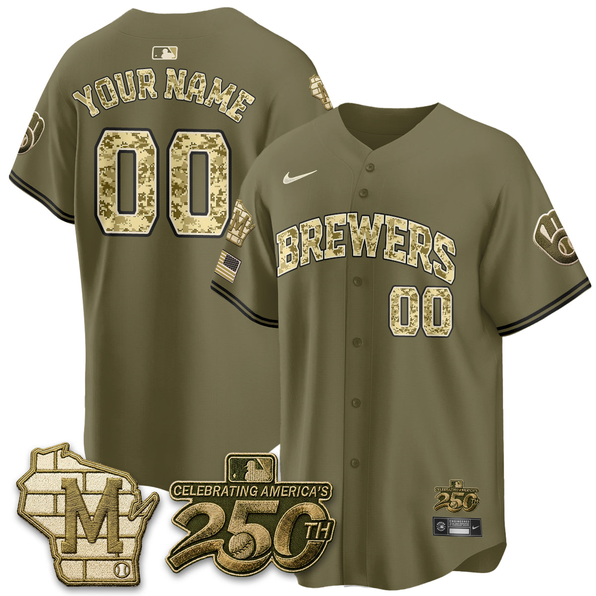 MIL Salute to Service 2026 Vapor Limited Custom Jersey - Stitched