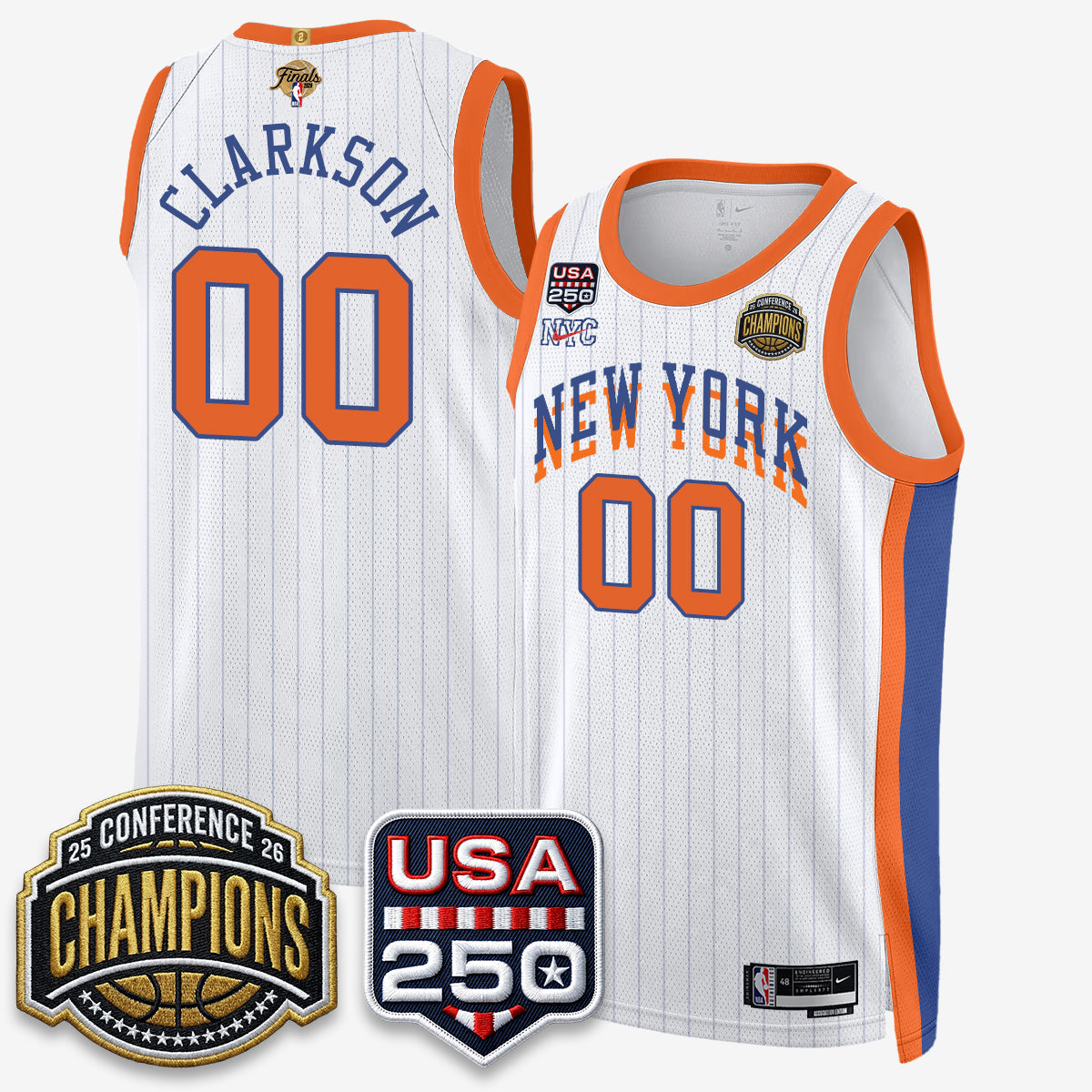 NYK 2026 Basketball  Eastern Conference Champions City Edition Jersey V2- Stitched